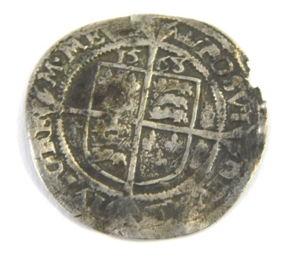 An Elizabeth I silver sixpence 1568.