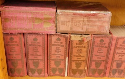 Eleven copies of The Kelly's Handbook, comprising 1930, 1931, 1932, 1933, 1934, 1938, 1939, 1944, 1945, 1946, and 1948. (AF) (1 shelf) - 2