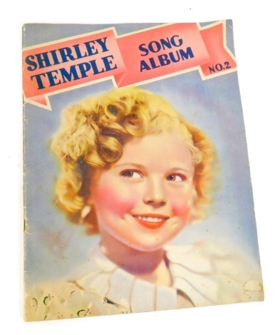 A Shirley Temple Song Album Number 2 sheet music book.