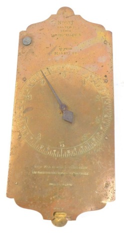 A Salter number 60T weighing scale, 39cm high.