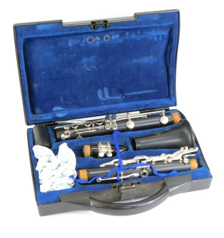 A Buffet Crampon and Cie clarinet, cased.