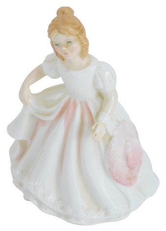 A Royal Doulton figure modelled as Amanda, HN2996, 13cm high.