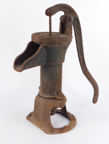 A Rumsey No 2 water pump, 50cm high.