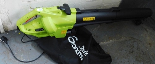 A Shark Grandma 3000 watt garden leaf blower.