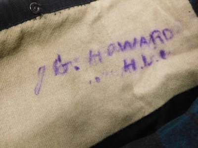 A Black Watch Tartan army kilt, believed to be World War I, bequeathed from Sarah Elizabeth Bycroft (nee Howard), The daughter of Private George Howard (service number probably 5725...). He was born in 1890 and enlisted on the 18th October 1916 in the 2/5 - 3