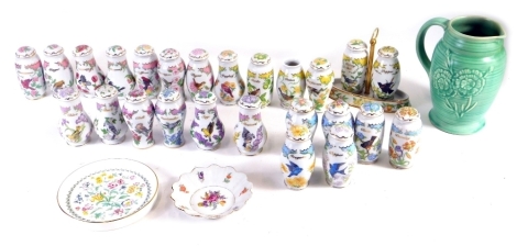 Various Lenox fine porcelain bird jars, to include barn swallow, 10cm high, various others, cruet, Burlington jug, etc. (a quantity)