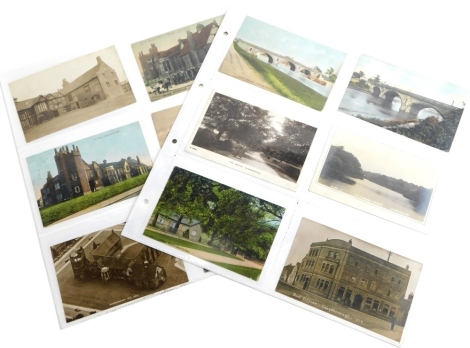 Various 20thC Gainsborough postcards, S. S. Scarborough on the Trent., other river Trent, Old Hall, Castle Hill Walk, Thonock-Lodge, Post Office, Public Library, etc., black and white and in colour. (a quantity)