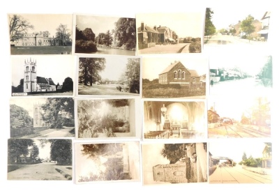 Various 20thC Lincolnshire postcards, villages Blankney, East Barkwith, etc., The Chapel, Church, quantity of Woodhall Spa, The Broadway, etc., black and white and in colour. (a quantity)