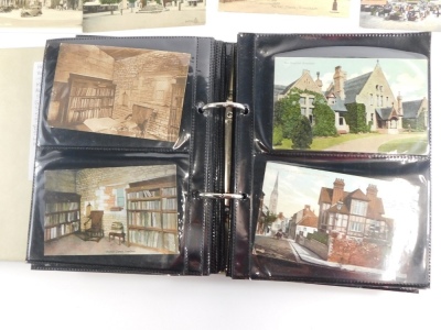 Various 20thC Lincolnshire postcards, Horncastle, RAF Manby Alford, Grantham and Belton Park, Grantham Westgate railway crash cards, GNR Station, Sleaford Chapel School Parade, Northgate and Southgate Sleaford including shop fronts, Spalding, Bourne, Sutt - 2