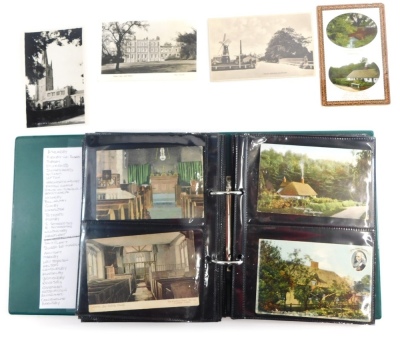 Various 20thC Lincolnshire postcards, Sibsey, Horncastle, Stickford, Witham, etc., The Stocks, High Street Billinghay, Vine Street, Utterby Church, Tetford to include White Hart Inn, East Road, etc., Willoughby, The Plough in, Covenham, Louth, etc, black