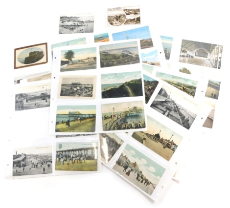 Various 20thC Lincolnshire postcards, Cleethorpes, black and white and in colour. (a quantity)