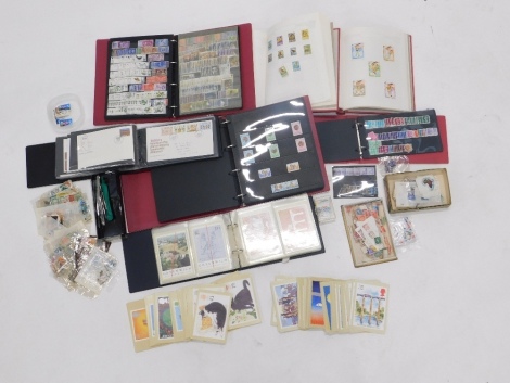 Various stamps and first day covers, a quantity of Canadian covers, 1980's, to include 1860-1985 commemorative, various GB post office first day covers, Christmas 1972, The Bicentenary of American Independence 1776-1976 etc., a quantity of albums of world