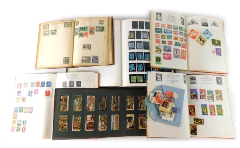 Various stamps, an Improved Postage stamp album, various other albums, GB collectors stamps, Fifta, various mid 20thC and later stamps, etc. (a quantity)