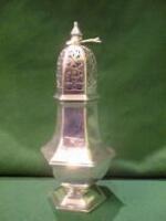 A Victorian silver Sugar Castor by Charles Boyton