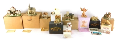 Various David Winter cottages and buildings, to include Cotswold Village, 9cm high, various others in original and associated boxes. (a quantity)