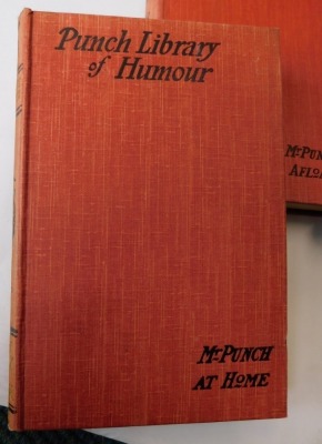 Punch Library of Humour, hardback in red stencilled boards, to include At the Seaside, etc. (a quantity) - 2