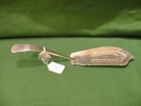 A George III silver Old English pattern Fish Slice