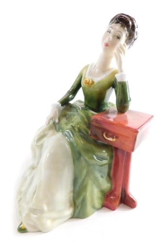 A Royal Doulton figure, Carolyn HN2974 printed marked beneath, 15cm high.