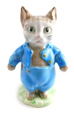 A Beswick pottery Beatrix Potter figure Tom Kitten, gold oval mark beneath, 8cm high.