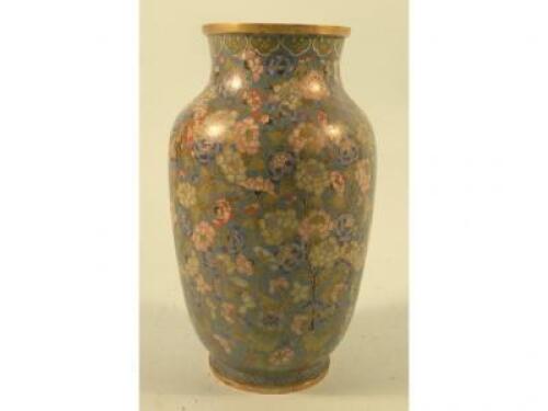 A late 19thC / early 20thC Japanese cloisonn? enamel vase