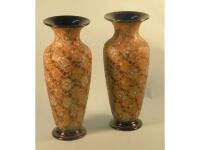 A pair of Royal Doulton Slaters Patent vases