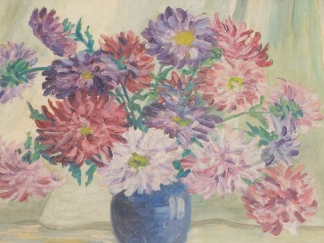 M. Towle. Still life, vase of flowers, watercolour, signed, 38cm x 27cm, various other oils, prints, watercolours, etc. (a quantity)