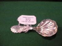 A Victorian silver Caddy Spoon