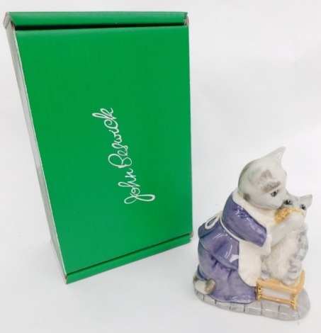 A Beswick limited edition Beatrix Potter figure, Tabitha Twitchett and Miss Moppet, no. 88/2500, printed marks beneath, 16cm high. (boxed)