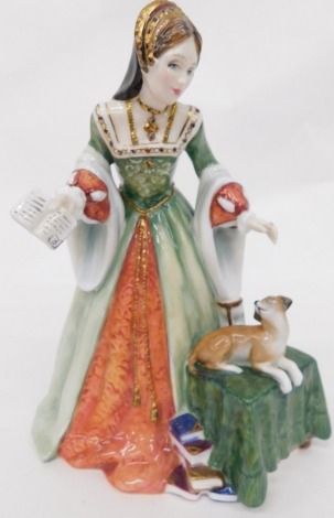 A Royal Doulton limited edition figure Lady Jane Grey HN3680, no. 2632/5000, printed marks beneath, 22cm high.