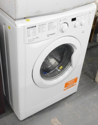 An Indesit EWD71452 washing machine.