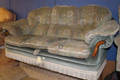 A modern Marks and Spencer three seater sofa.