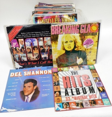 A group of LP records, to include Debbie Harry, Mike Harding, David Essex, The Go Betweens, Madonna, Kylie Minogue, David Cassidy, etc. (AF, 1 box)