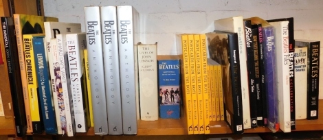 Various books relating to the Beatles, to include The Beatles; Anthology, (3), The Beatles Unseen Archives, Goldman (Albert) The Lives of John Lennon, etc. (a quantity)