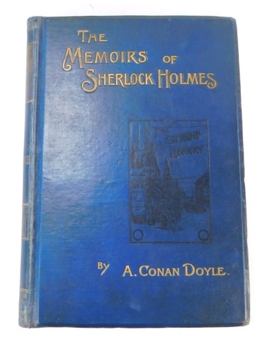 Conan Doyle (Arthur). The Memoirs of Sherlock Holmes, illustrated edition 1894, gilt tooled blue cloth, published by George Newnes, London.