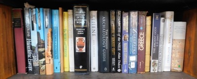 A group of Egyptian related books, to include Robert Collins The Medes and Persians, Desmond Collins Palaeolithic Europe, Ann Shearer Athene, The Glory that was Greece, The Ancient Gods, Kent Weeks The Lost Tomb, EO James The Ancient Gods, Nicholas Reeves - 2