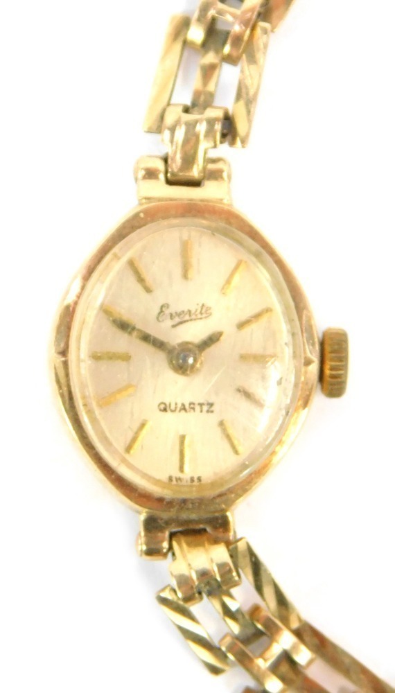 Gents 9ct Gold Everite Embassy Wrist Watch | 959956 | Sellingantiques.co.uk