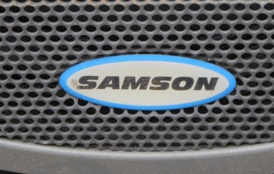 A Samson portable speaker. Note: VAT is payable on the hammer price of this lot at 20%. - 2