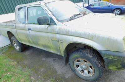 A Mitsubishi L200 pickup truck, Registration AF04 WBE, 97,710 recd miles. - 2