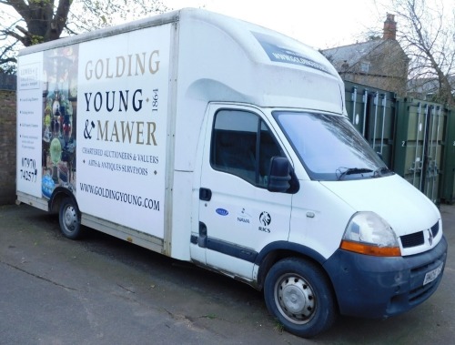 A 2005 Renault Lo-Loader or Luton Van, Registration BN05 YTG, SORN, 170,865 registered miles, used daily and running fine up to March 2020 thereafter when being used for storage purposes during & since the Coronavirus pandemic, MOT expired August 2020, 29