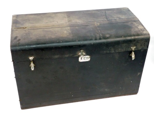 A Brexton luggage trunk, for a large vintage car, 22" high, 36" wide, 18" deep.