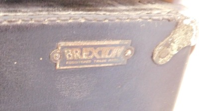 A Brexton luggage trunk, for a large vintage car, 22" high, 36" wide, 18" deep. - 3