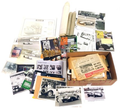 Motor Racing and motoring ephemera, various. (1 box) To be sold on behalf of the Estate of the Late Jeffrey (Jeff) Ward.