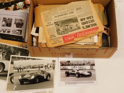 Motor Racing and motoring ephemera, various. (1 box) To be sold on behalf of the Estate of the Late Jeffrey (Jeff) Ward. - 4