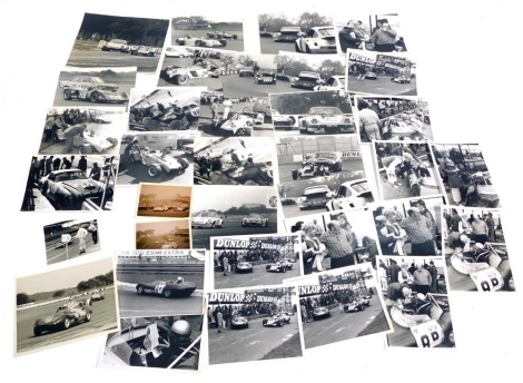 Motor racing interest. Six Hour Relay Race, Thruxton 1970, etc., a collection of black and white photographs. To be sold on behalf of the Estate of the Late Jeffrey (Jeff) Ward.