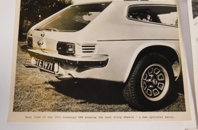 Reliant Scimitar GTE, black and white photographs, and other Reliant interest. To be sold on behalf of the Estate of the Late Jeffrey (Jeff) Ward. - 5