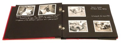 Motor Racing 750 interest, photograph album with other motoring photos. To be sold on behalf of the Estate of the Late Jeffrey (Jeff) Ward.