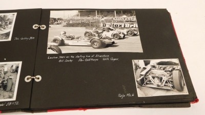 Motor Racing 750 interest, photograph album with other motoring photos. To be sold on behalf of the Estate of the Late Jeffrey (Jeff) Ward. - 5