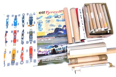 A collection of motor racing posters and calendars, and some railway interest. To be sold on behalf of the Estate of the Late Jeffrey (Jeff) Ward.