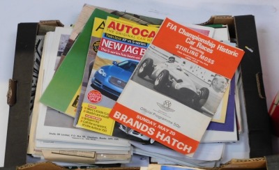 Various Motor Racing magazines and publications, sundry motorway interest. (2 boxes) To be sold on behalf of the Estate of the Late Jeffrey (Jeff) Ward. - 3