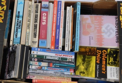 Motoring interest. Books and DVDs. (2 boxes) To be sold on behalf of the Estate of the Late Jeffrey (Jeff) Ward. - 3